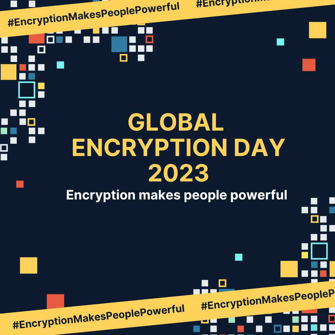Encryption - Image from Global Encryption Coalition (*)